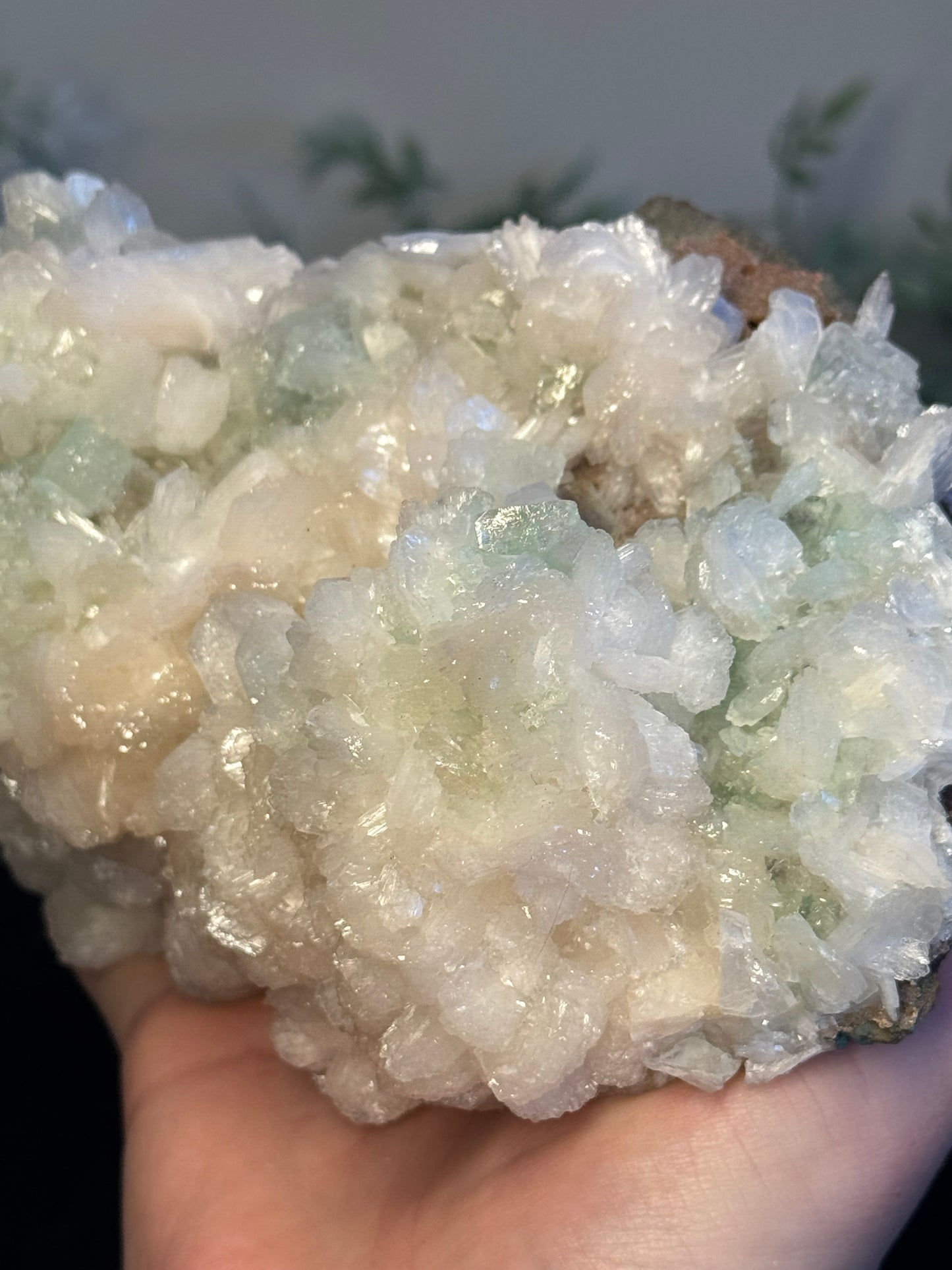 Apophyllite, Stilbite - India