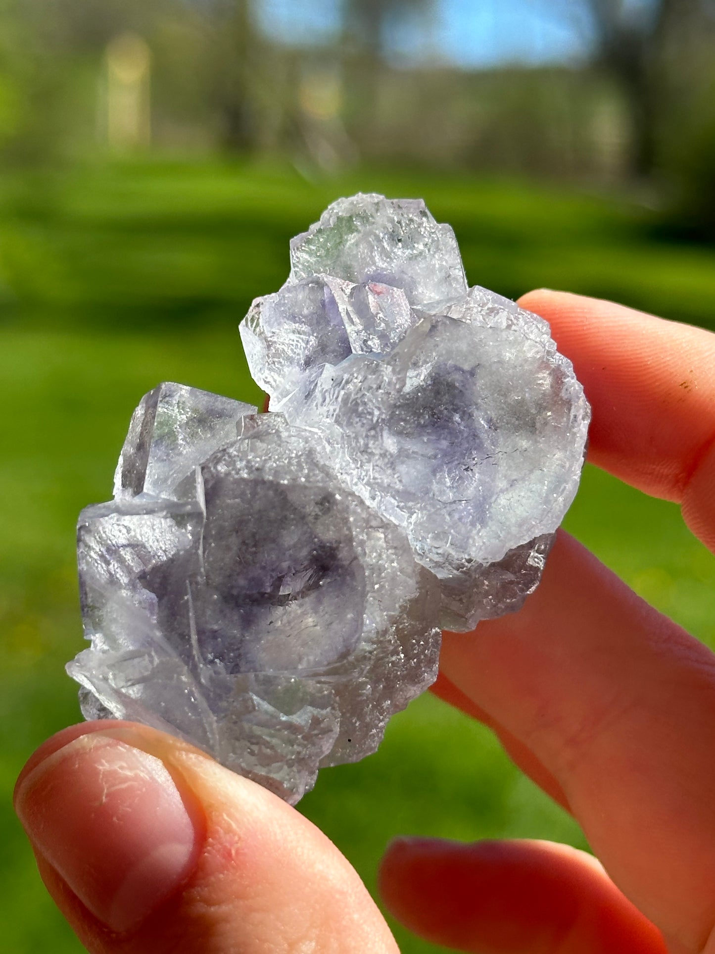 YGX fluorite with pyrite