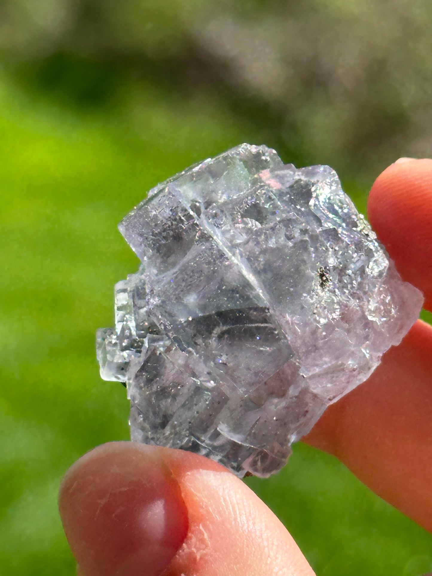 YGX fluorite with pyrite