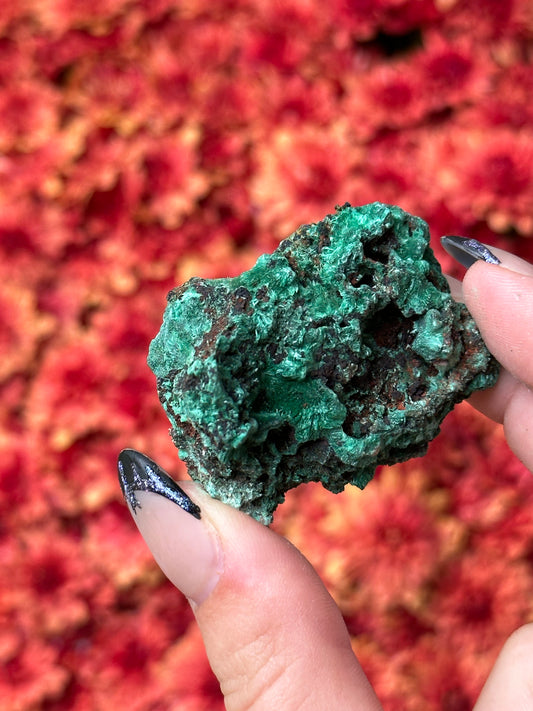 Fibrous Malachite Specimen