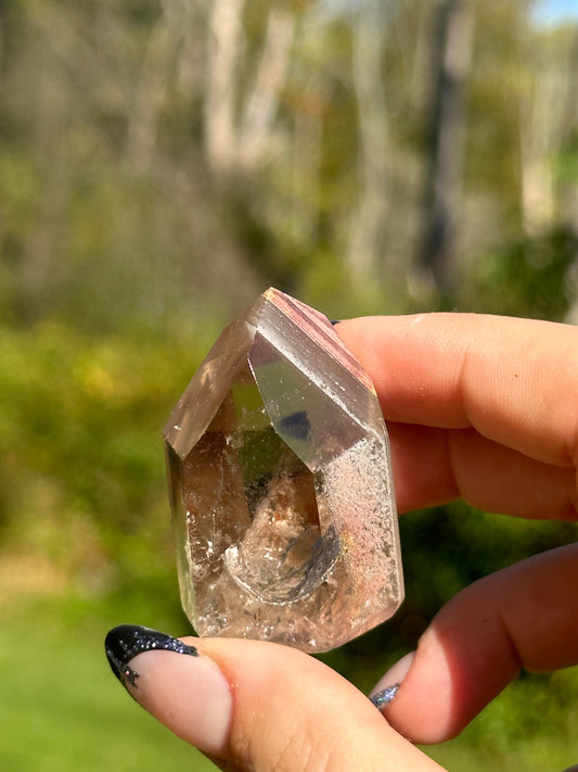 Garden Quartz (Lodalite) Tower