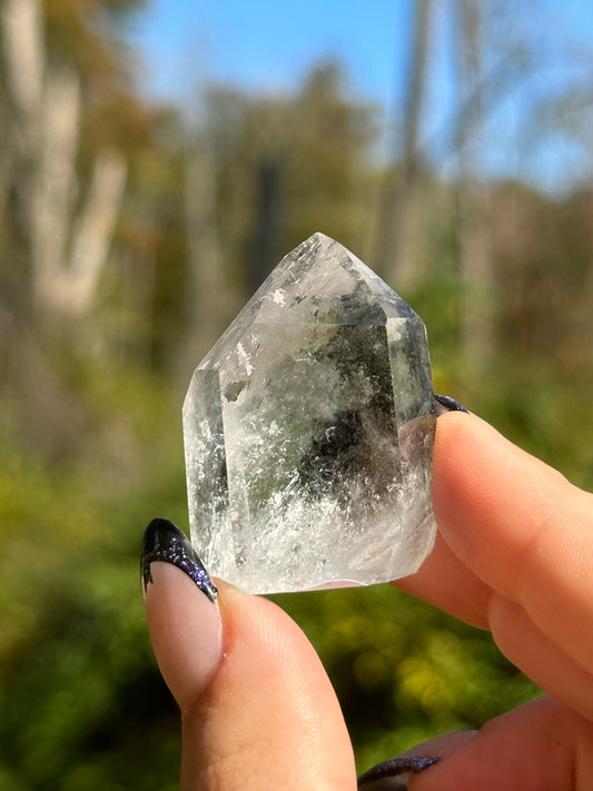 Mini Garden Quartz (Lodalite) Tower