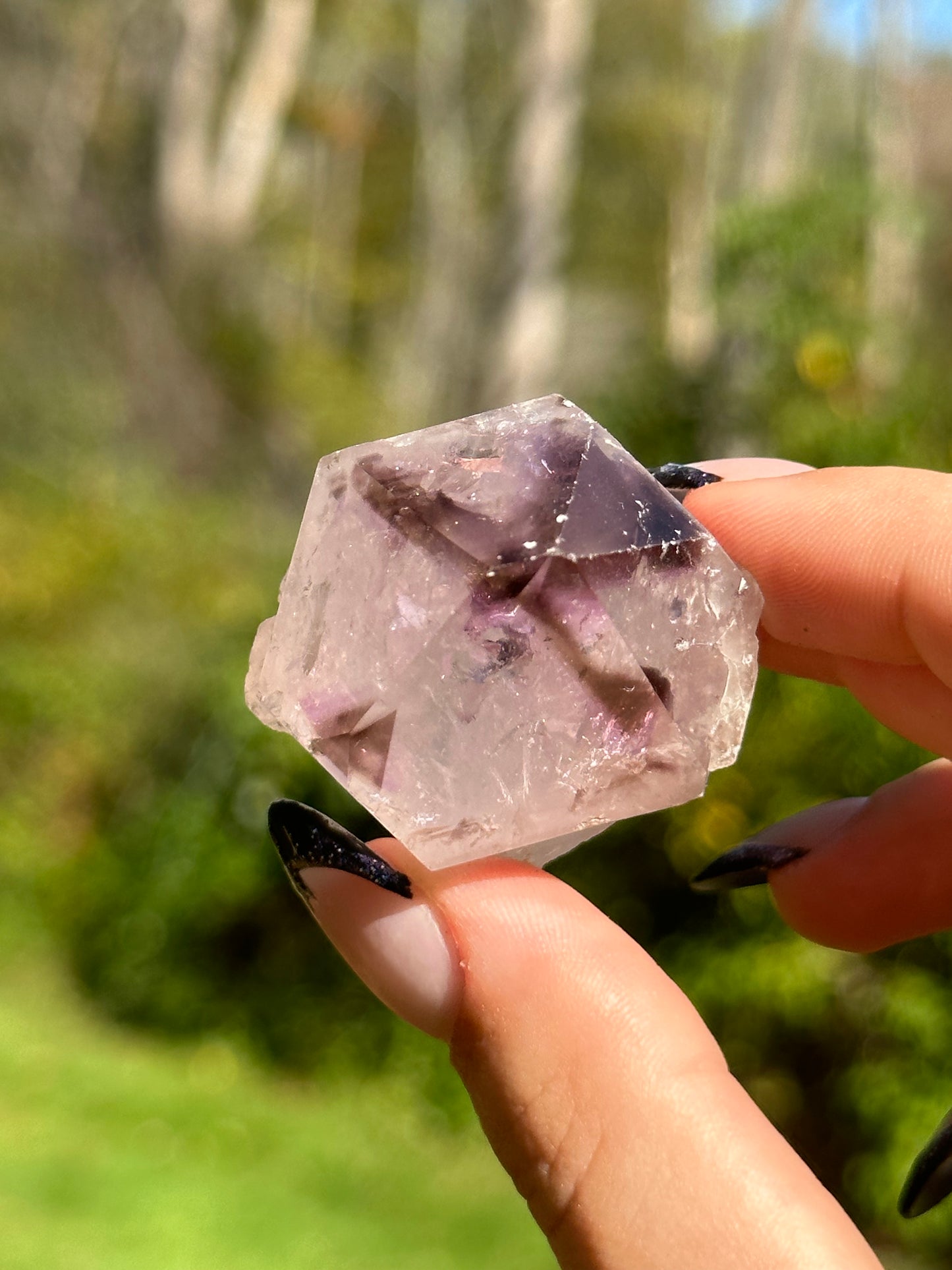 Phantom Amethyst Top Polished Point
