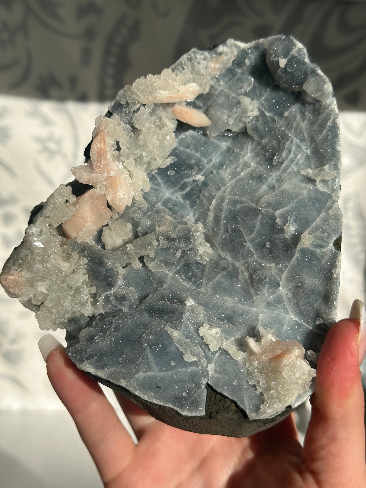 Chalcedony from Maharashtra, India