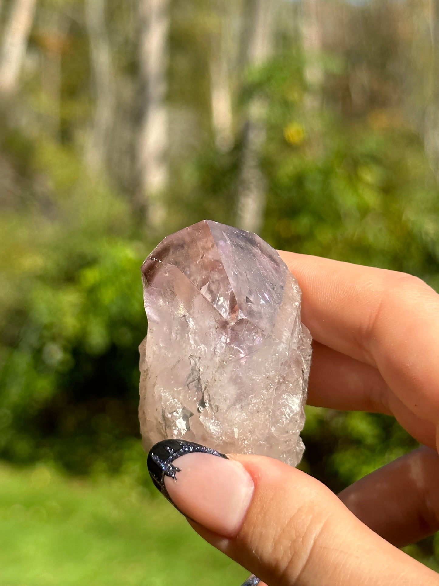 Phantom Amethyst Top Polished Point