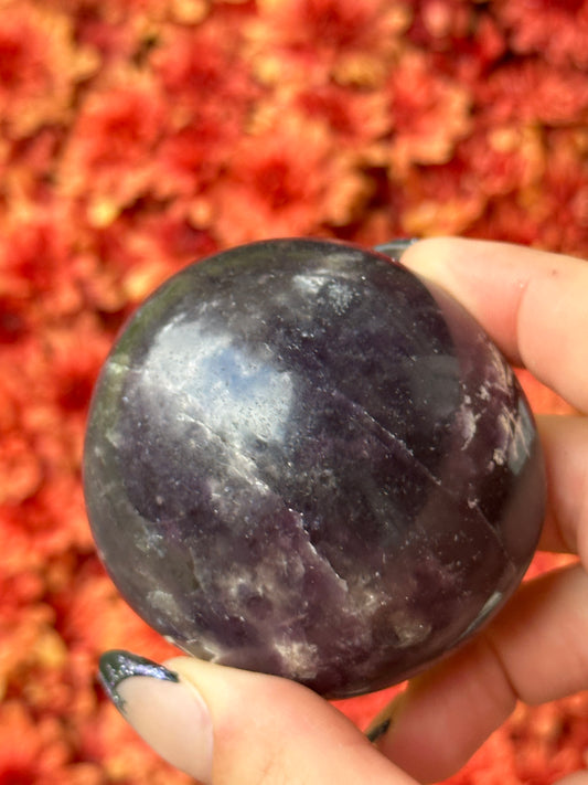 Lepidolite Palmstone