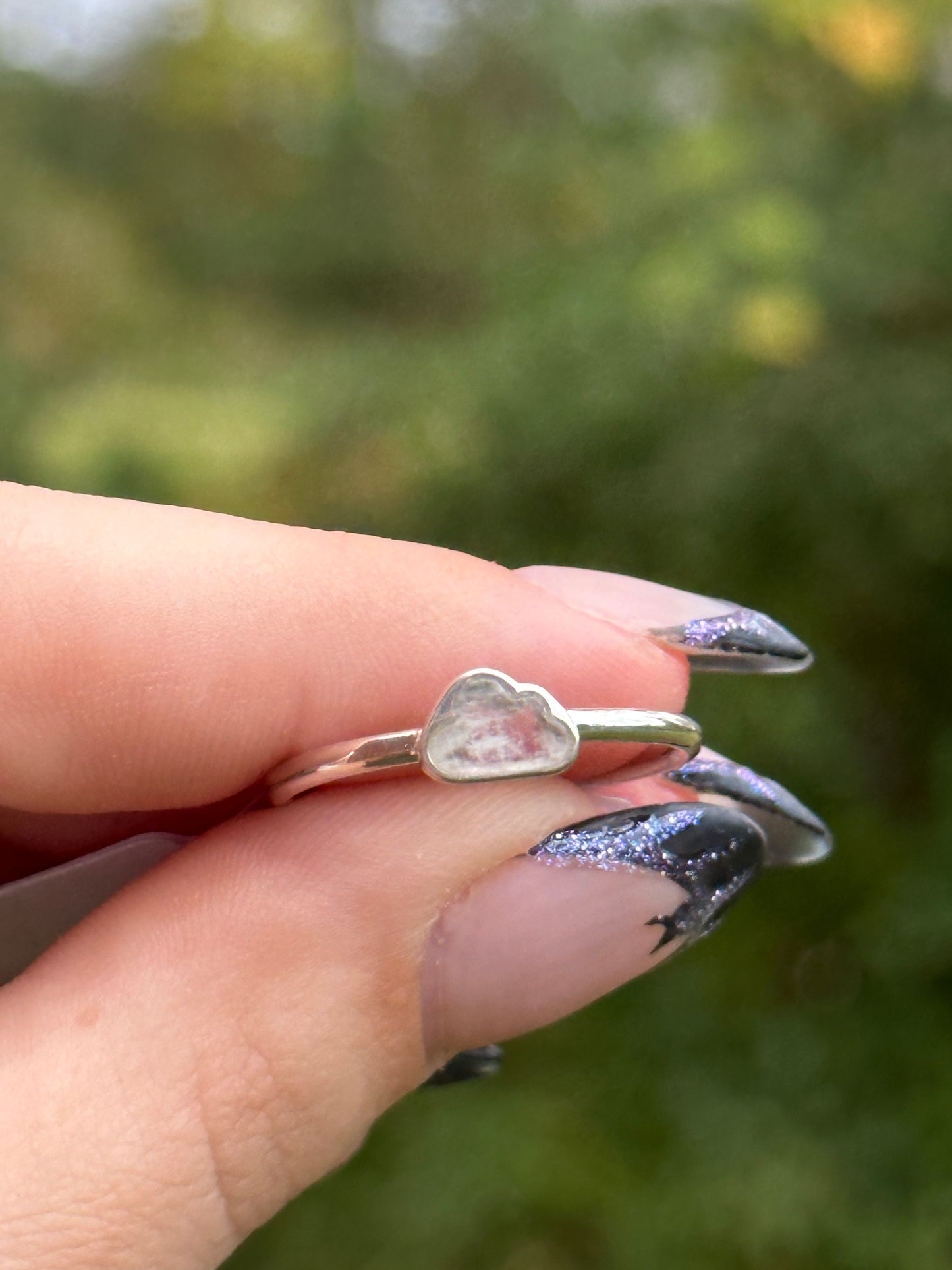 Moonstone Cloud Rings - Sized