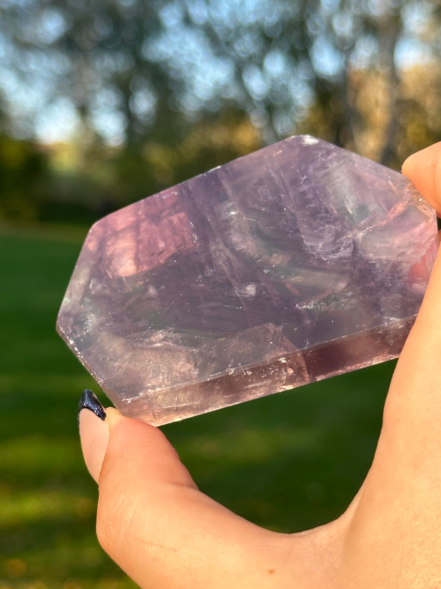 Fluorite slab