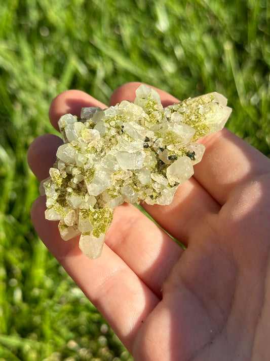 Epidote and Quartz