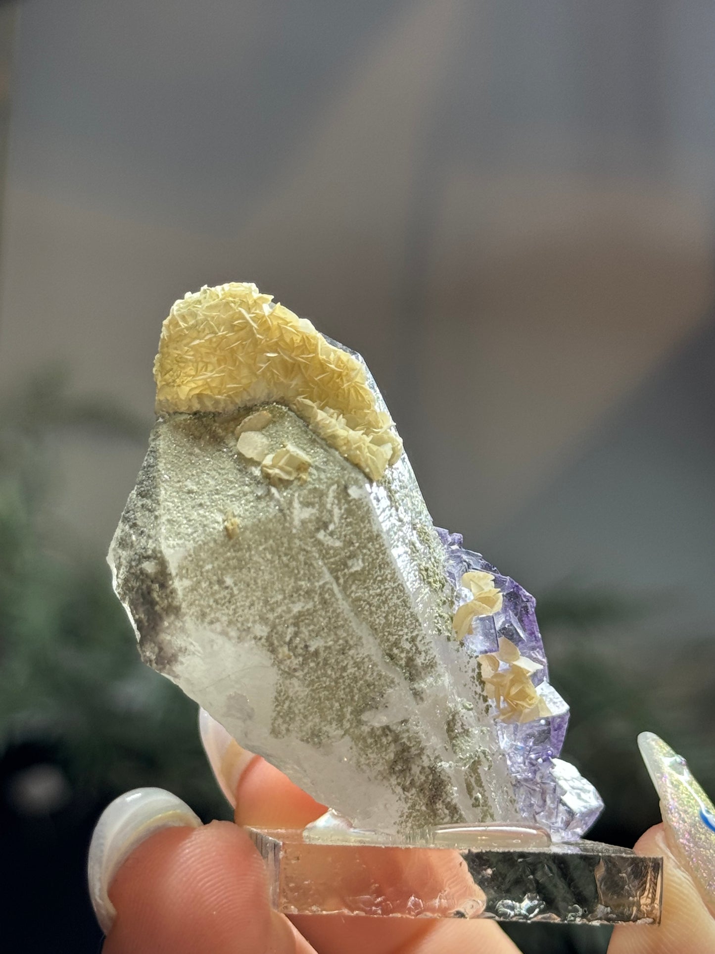 Fluorite, Quartz -China