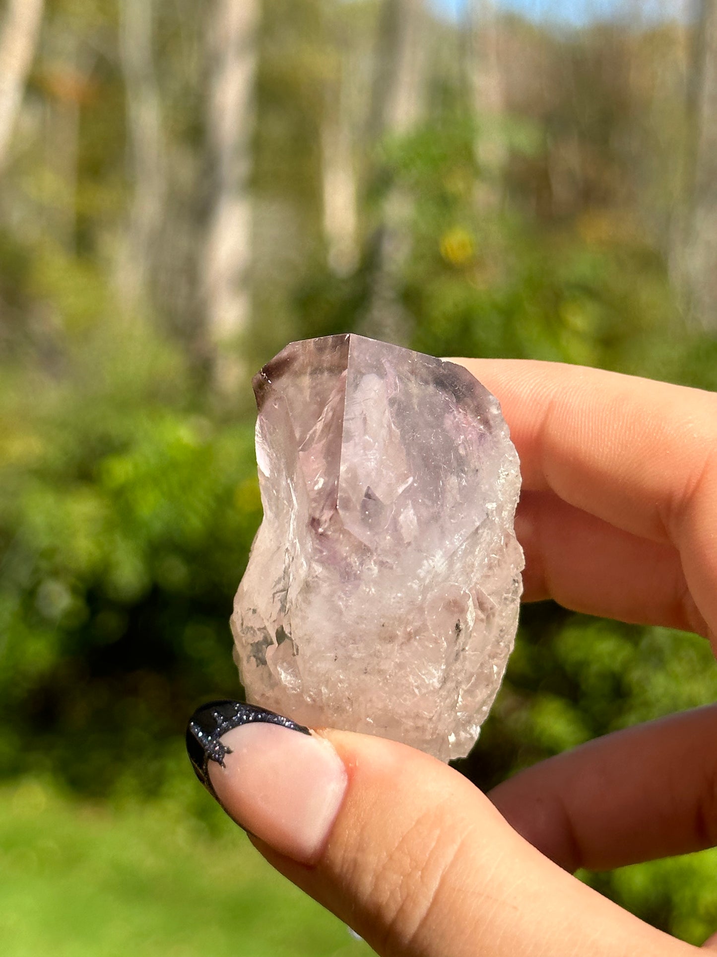 Phantom Amethyst Top Polished Point