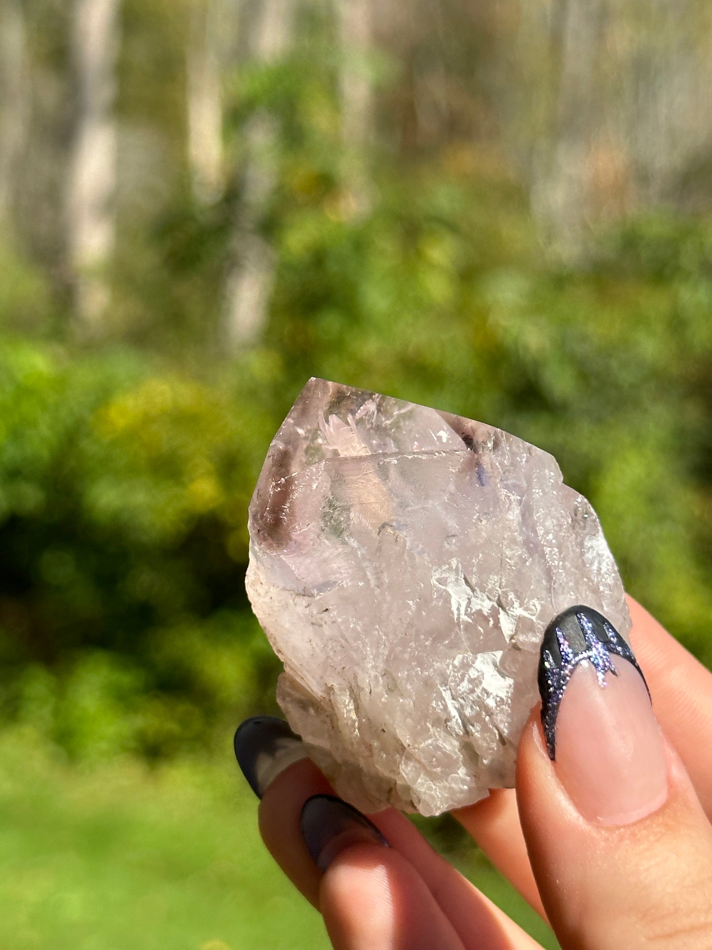 Phantom Amethyst Top Polished Point