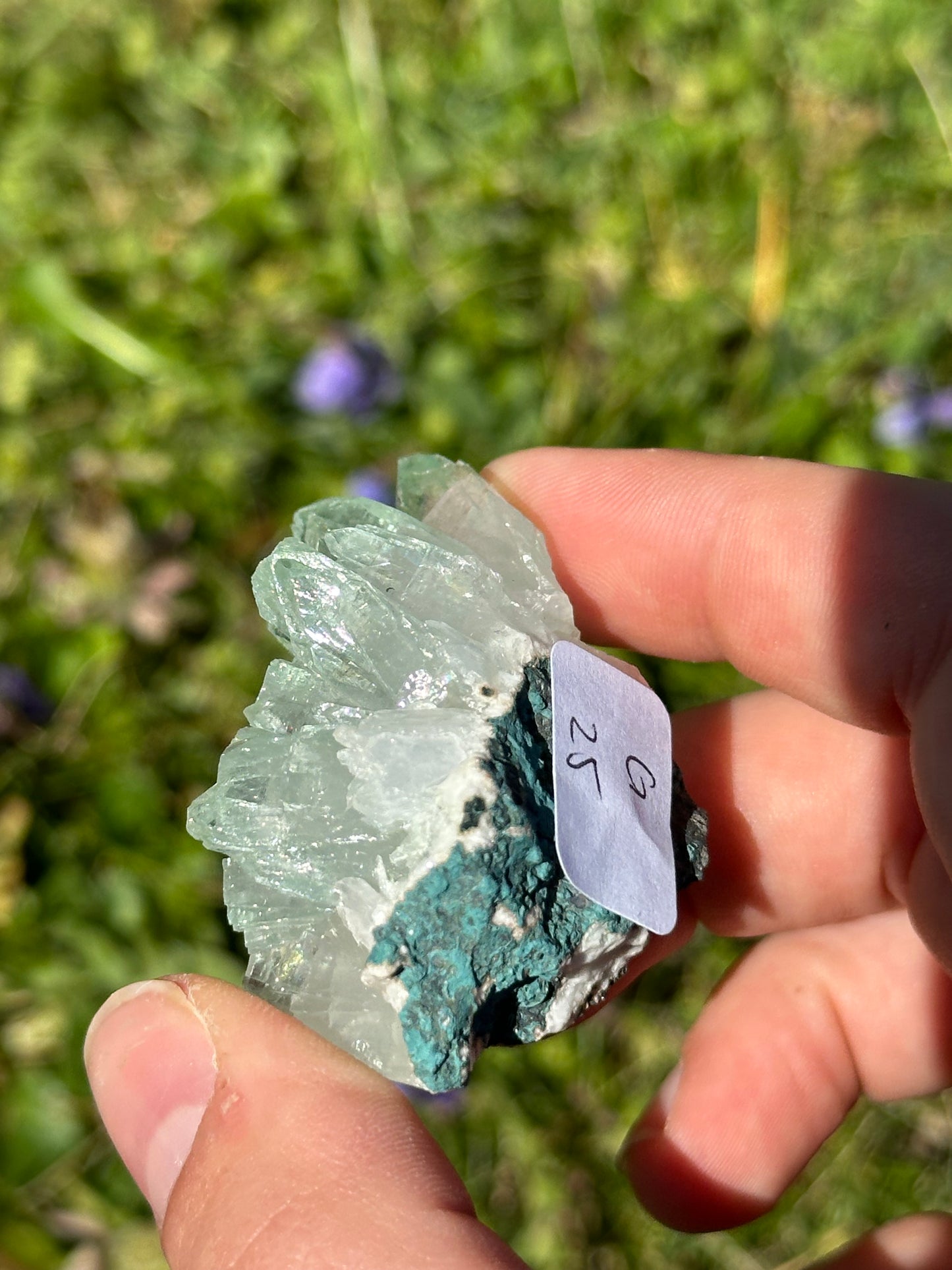 Green apophyllite | India