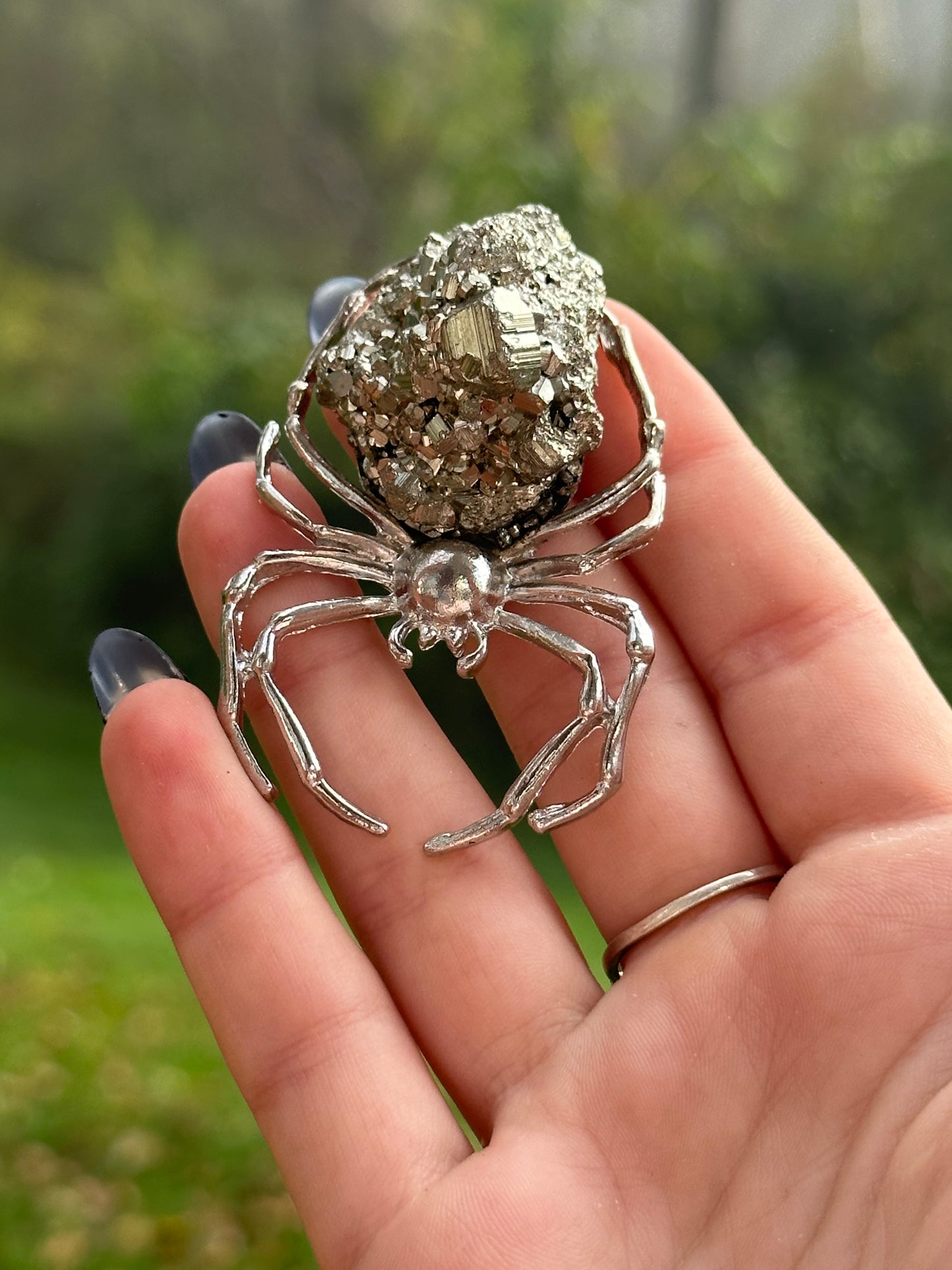 Pyrite spider