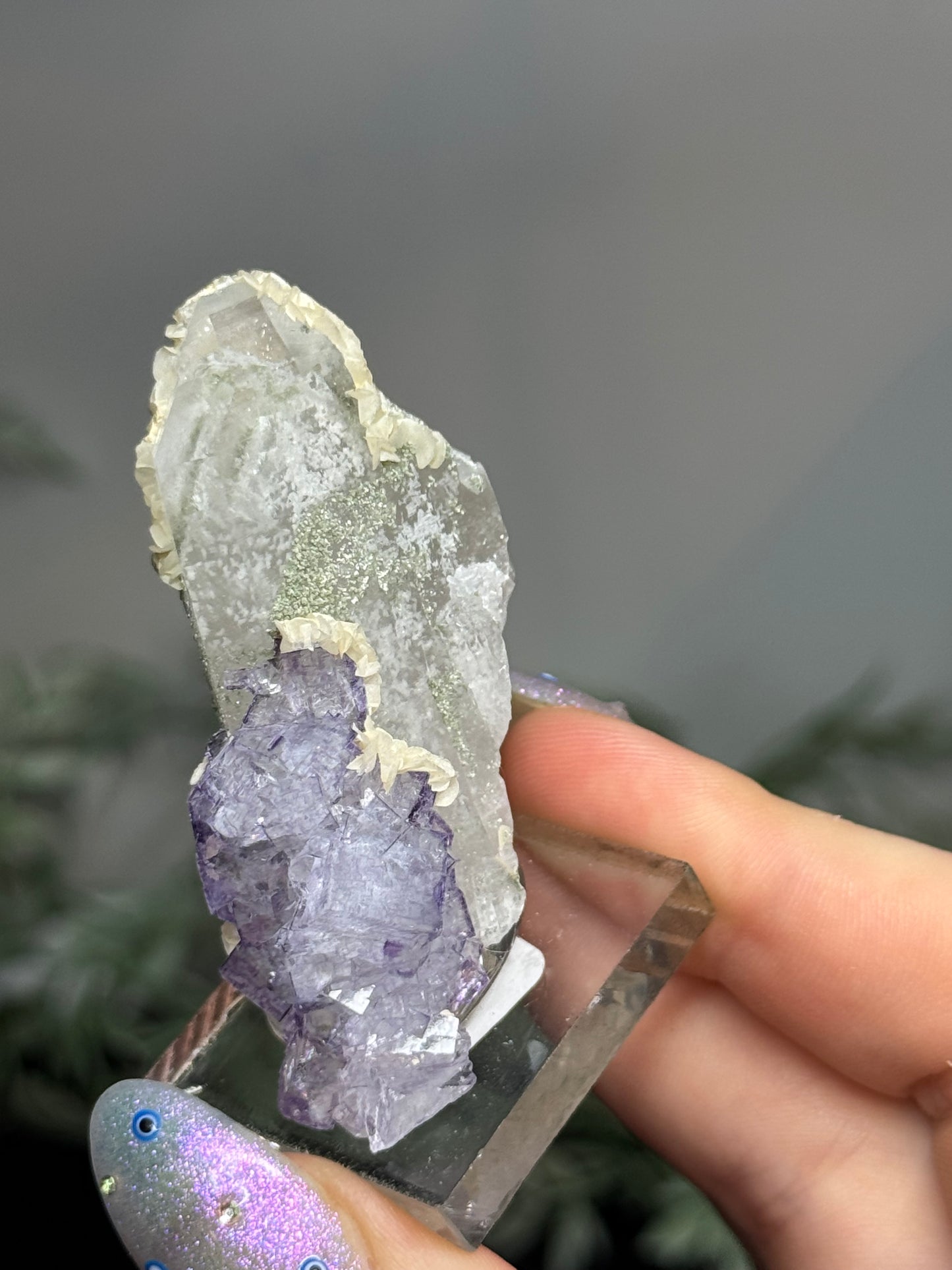 Fluorite, Quartz -China
