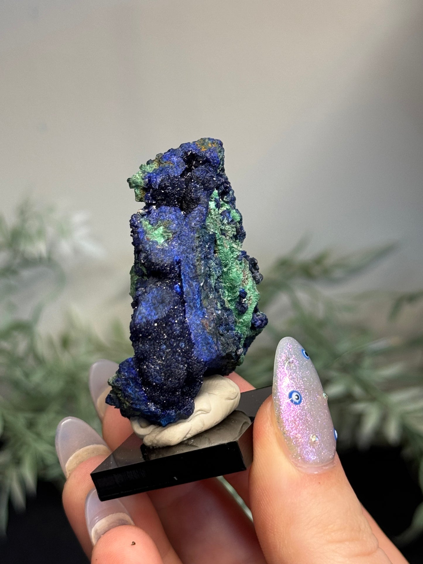 Sparkly azurite, malachite -China