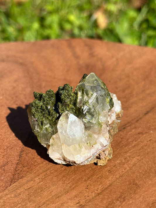 Epidote with Quartz - J