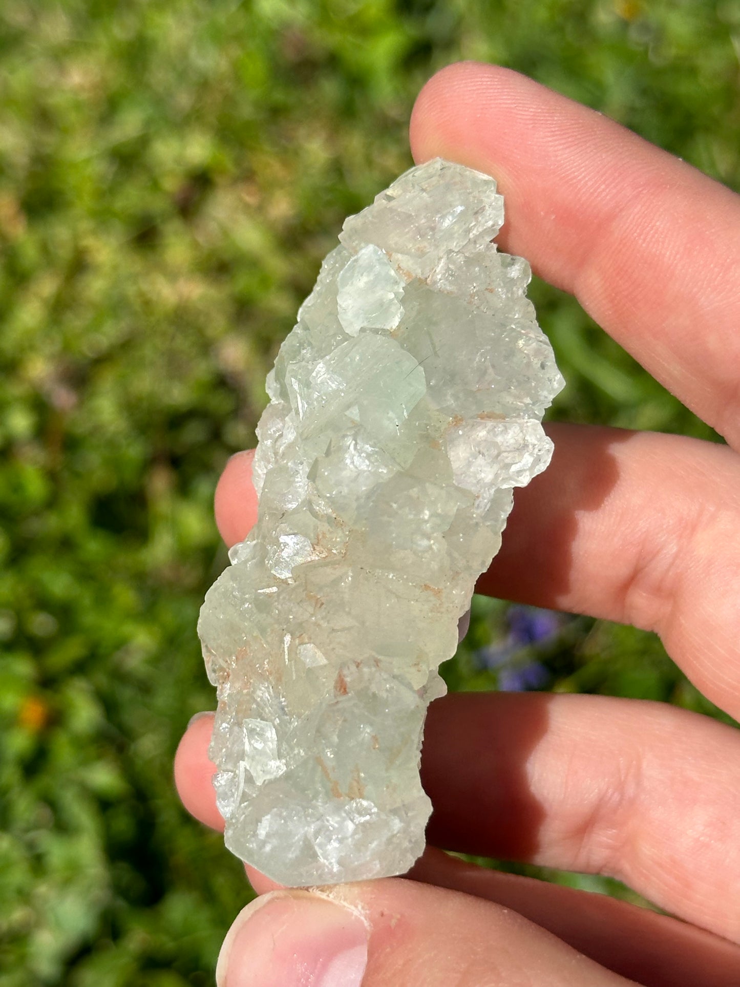 Green apophyllite | India