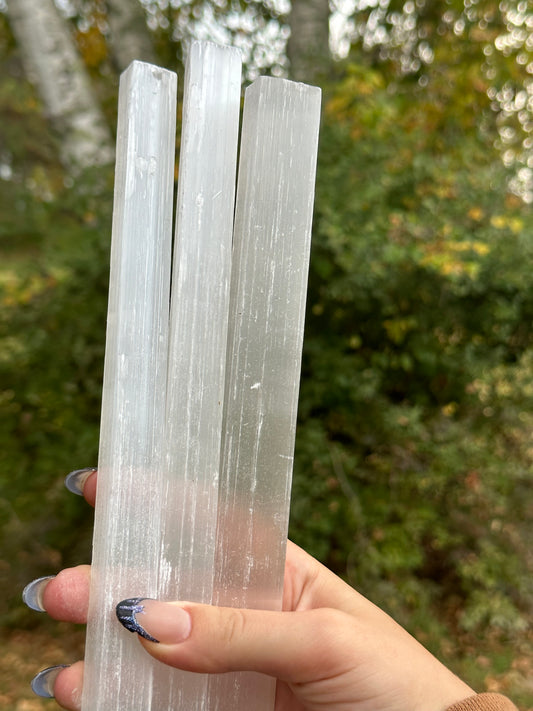 Large Satin Spar Selenite Sticks