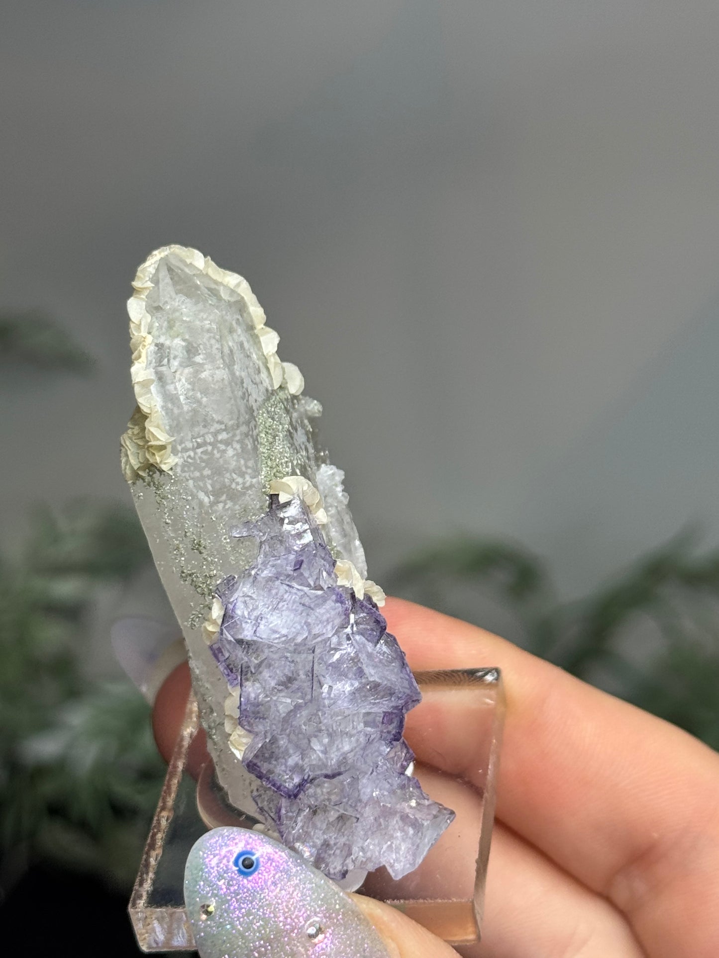 Fluorite, Quartz -China