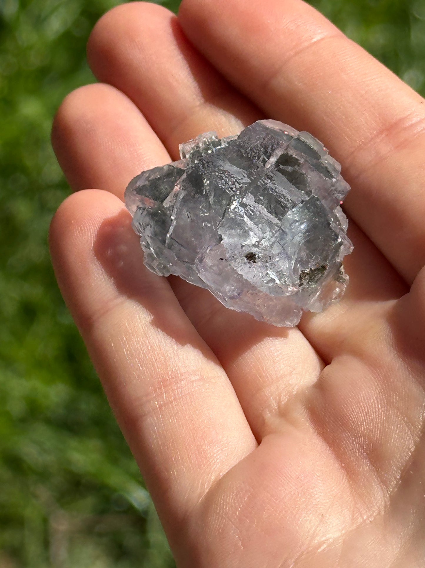 YGX fluorite with pyrite