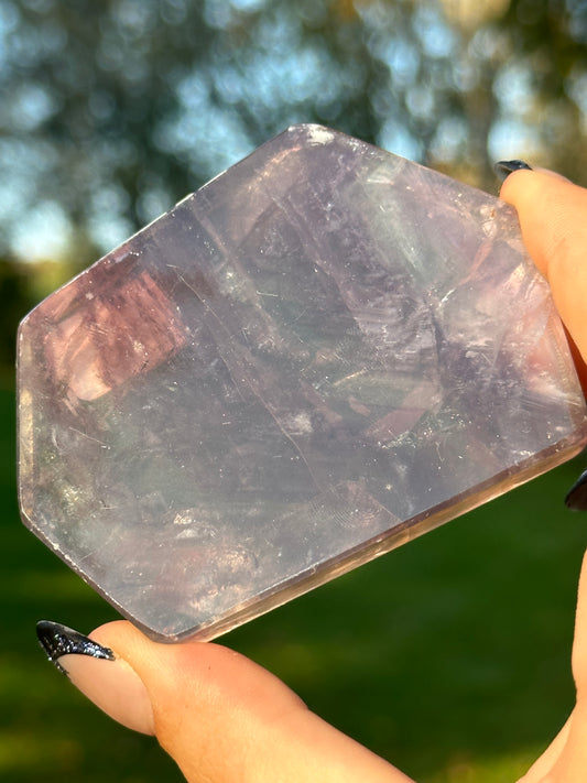 Fluorite slab