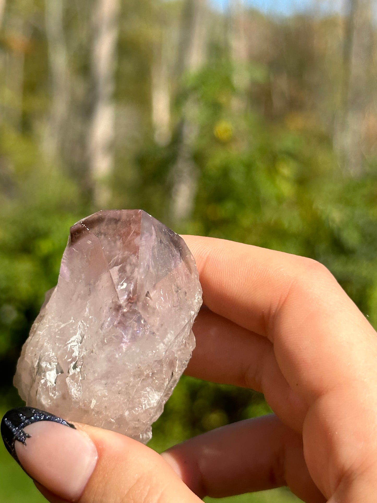 Phantom Amethyst Top Polished Point