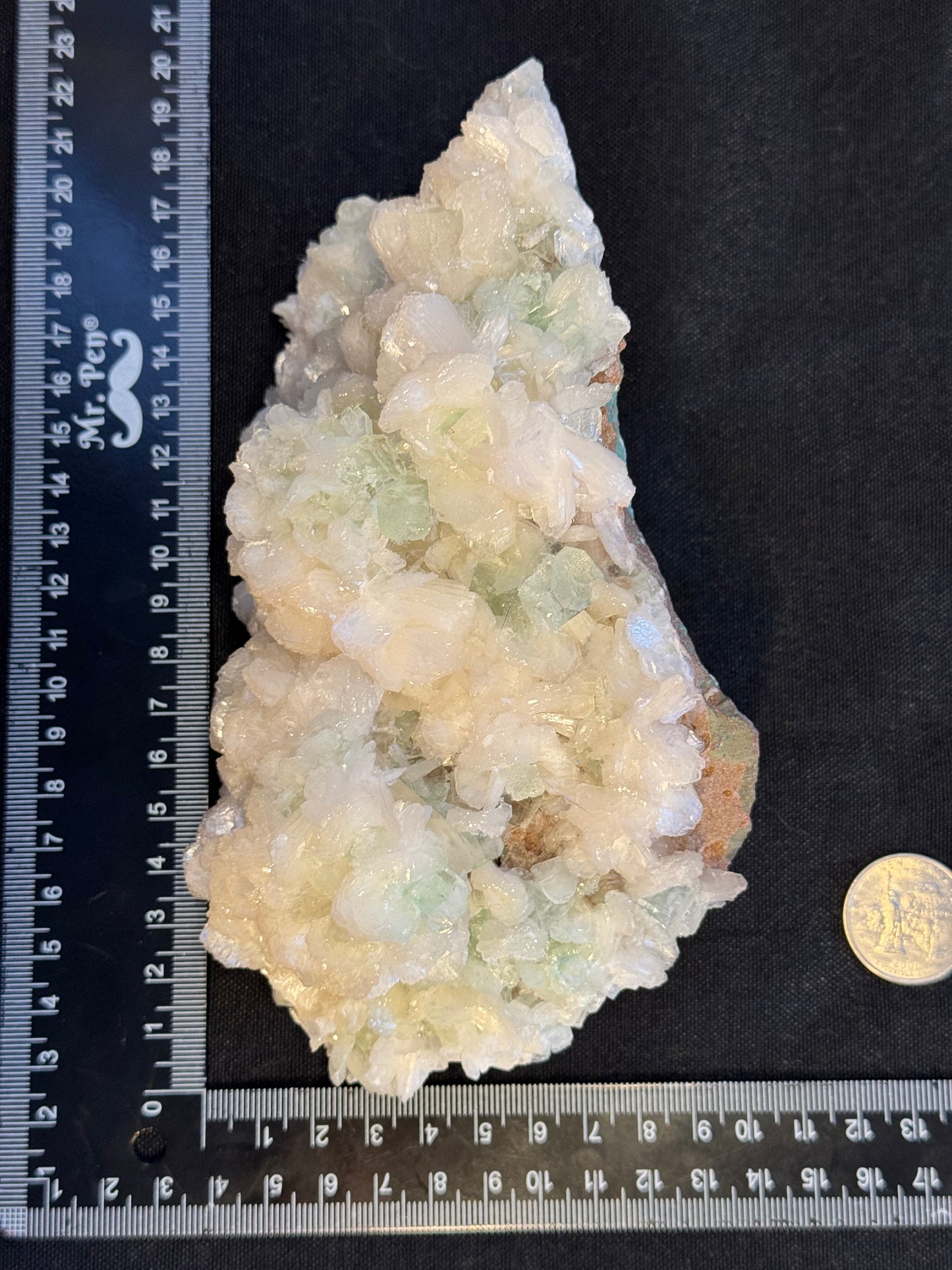 Apophyllite, Stilbite - India