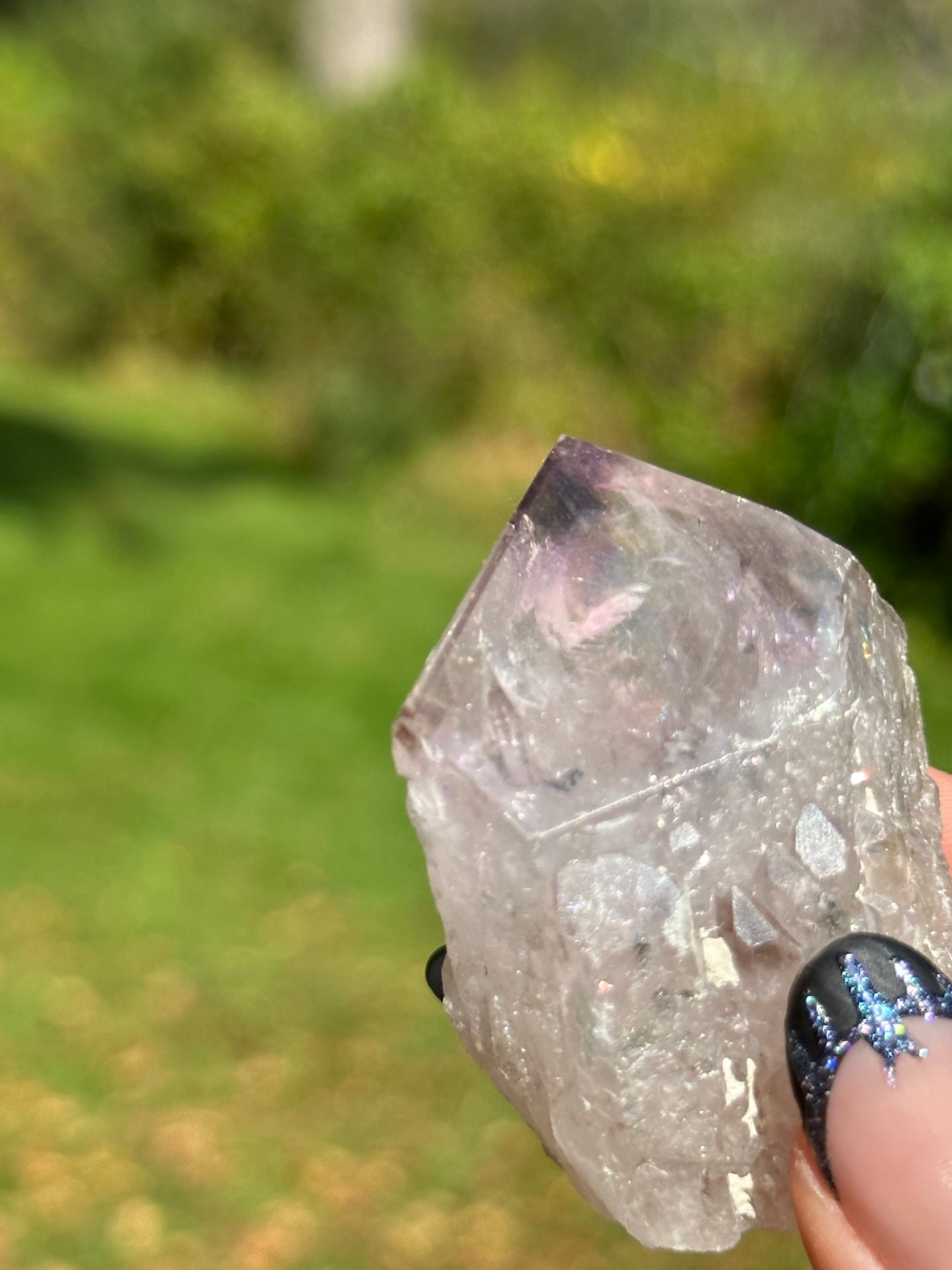 Phantom Amethyst Top Polished Point