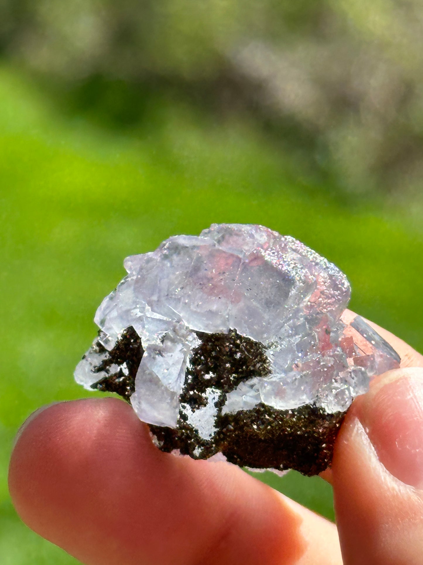 YGX fluorite with pyrite