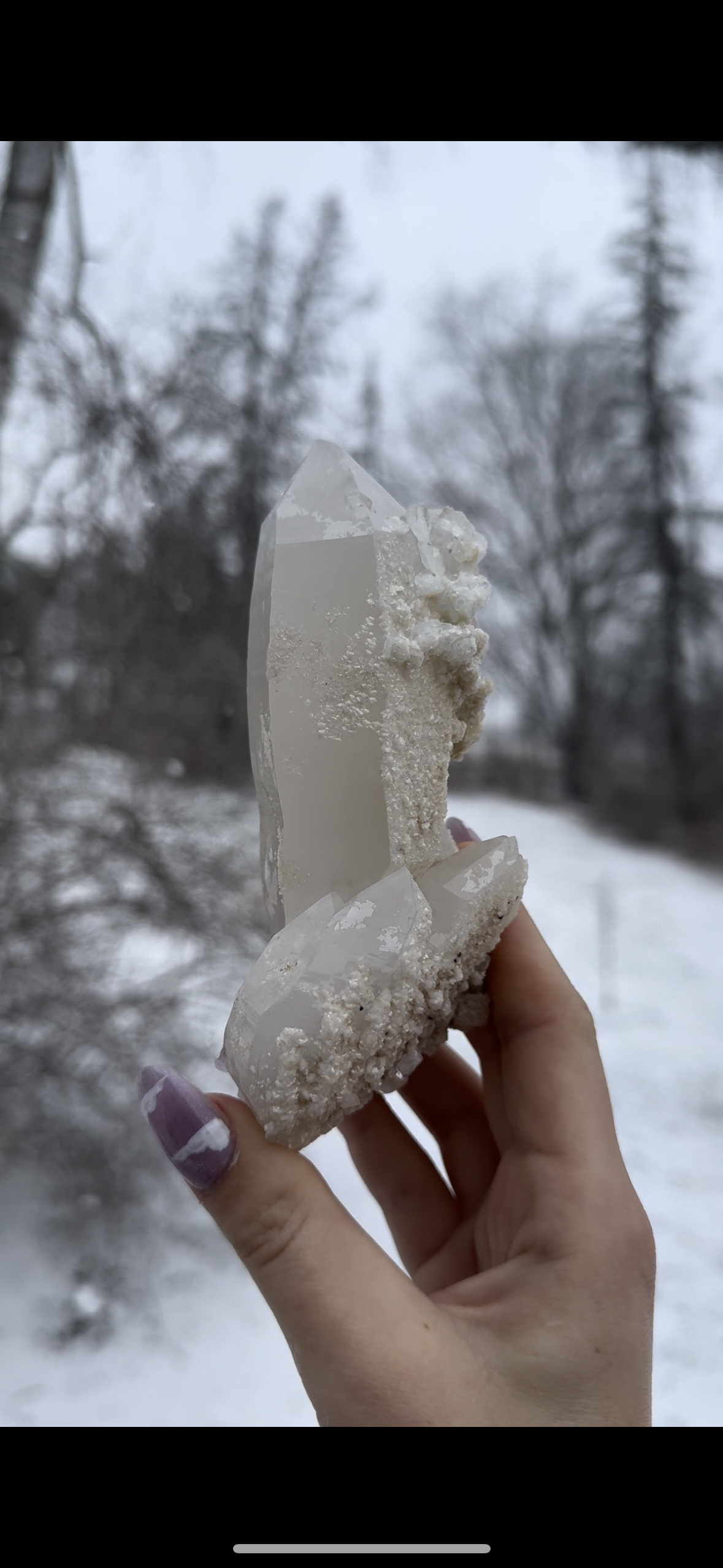 Milky quartz with fluorite