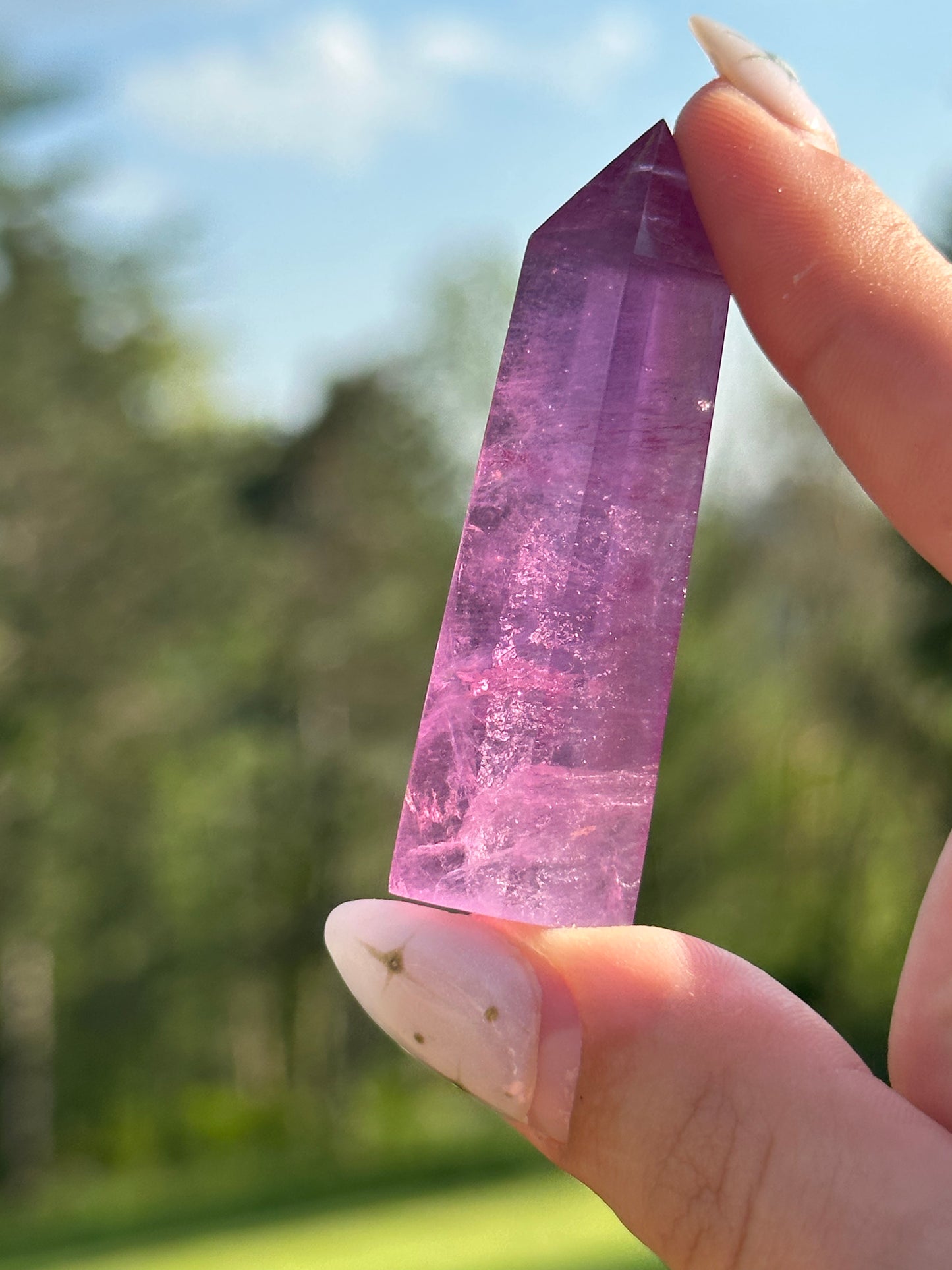 Magenta Fluorite Towers