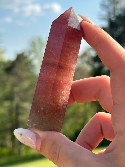 Strawberry Quartz- AKA Red Aventurine towers