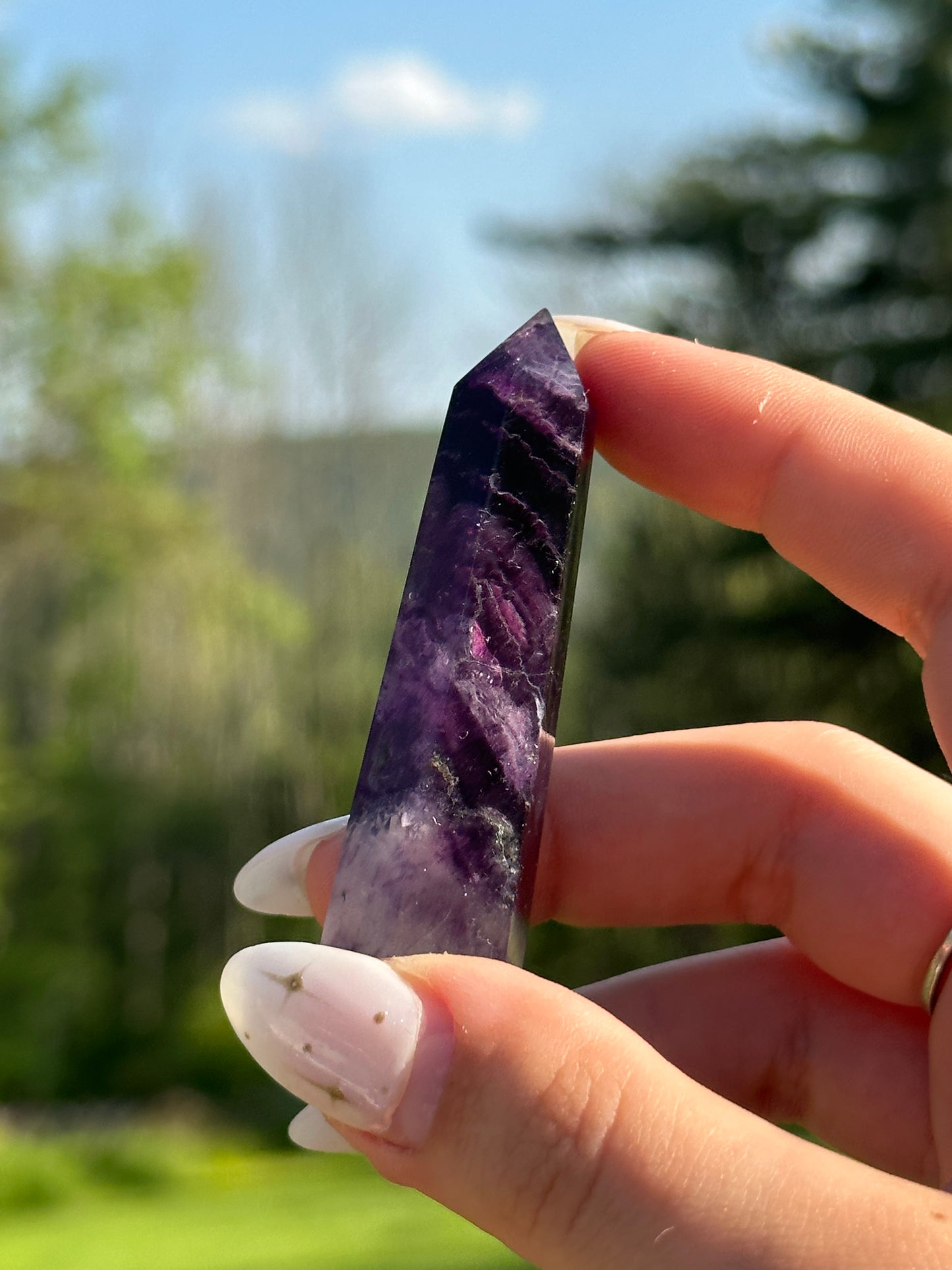 Magenta Fluorite Towers