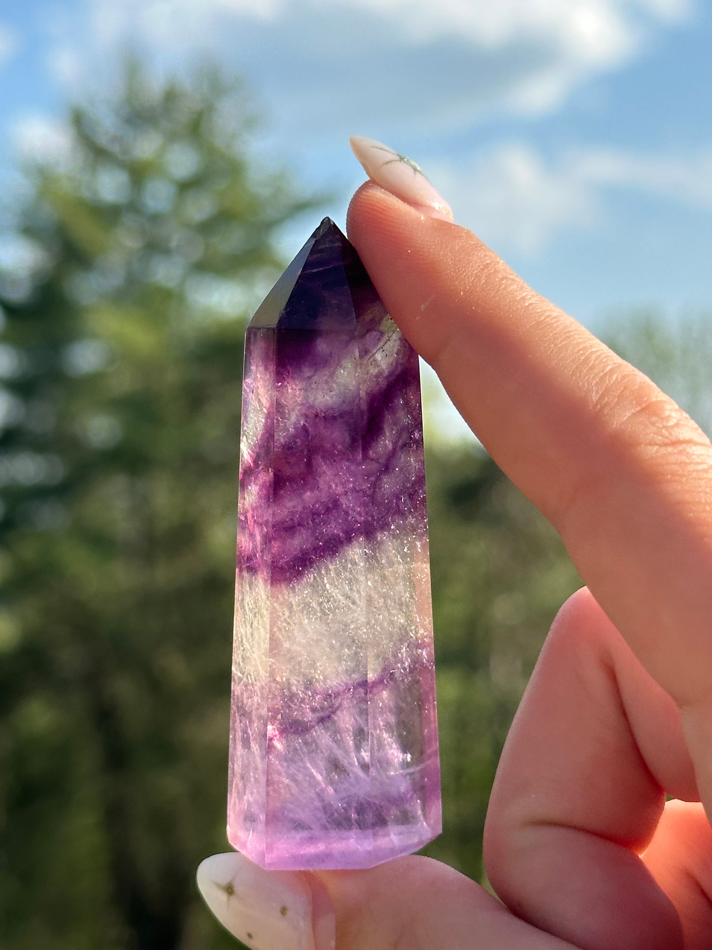 Magenta Fluorite Towers