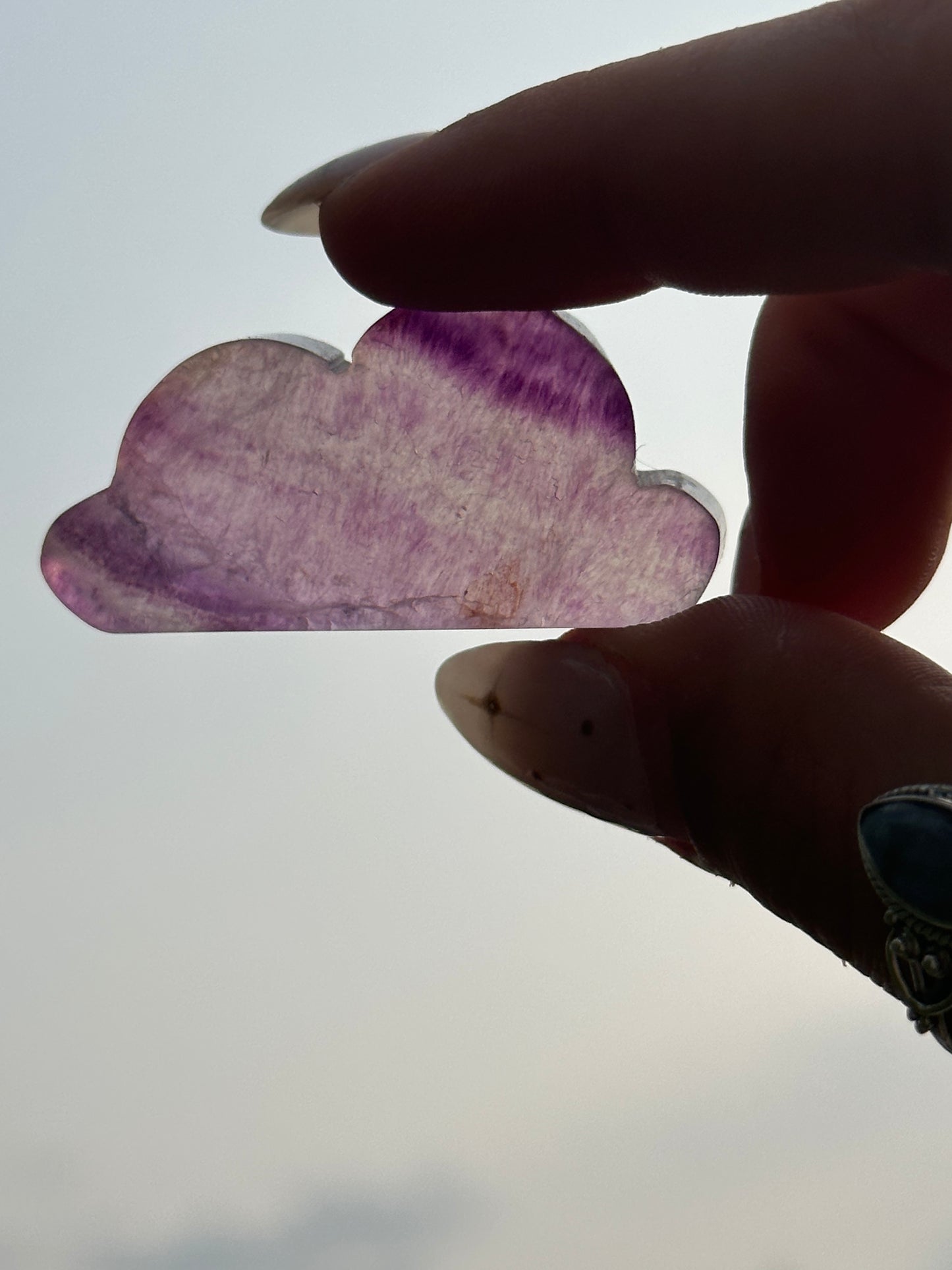Mini Purple Fluorite Cloud