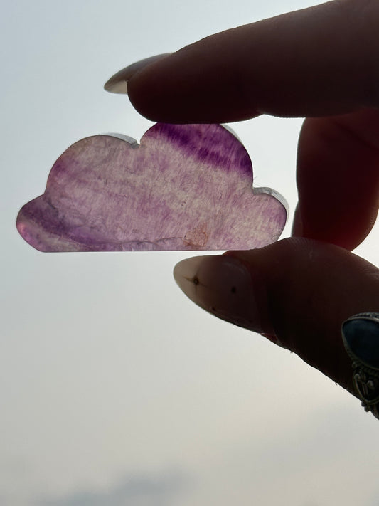 Mini Purple Fluorite Cloud
