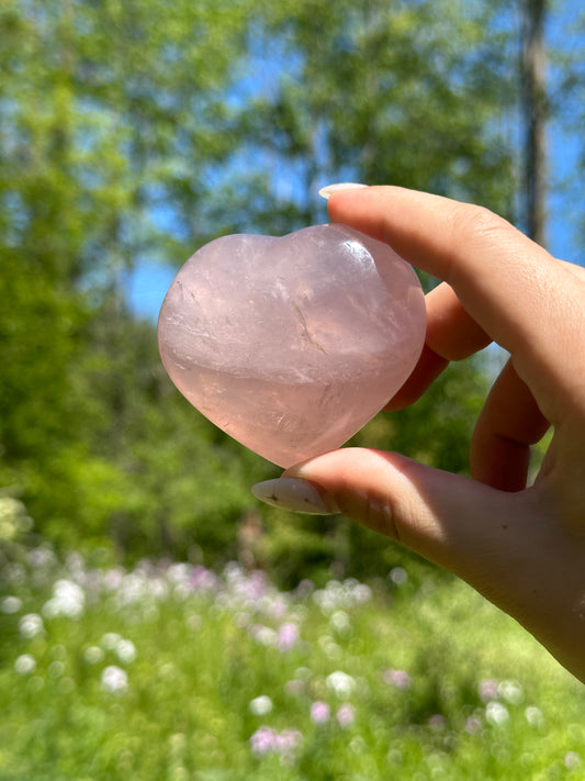 Rose Quartz Heart