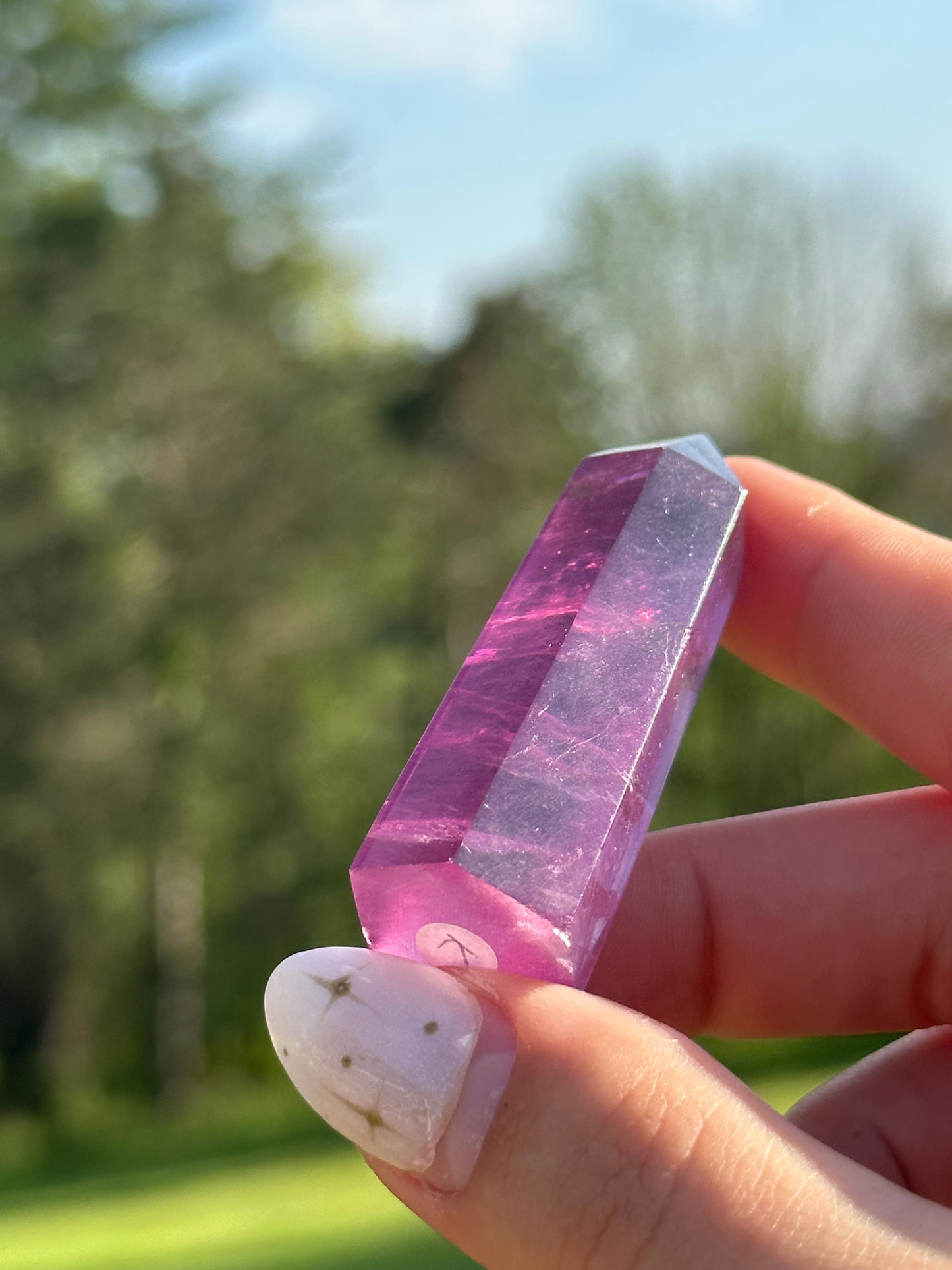 Magenta Fluorite Towers