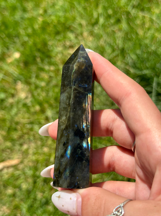 Labradorite towers