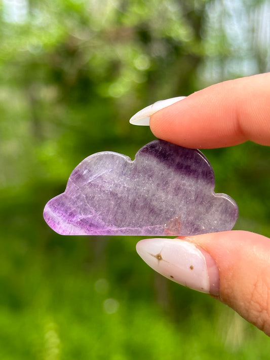 Mini Purple Fluorite Cloud