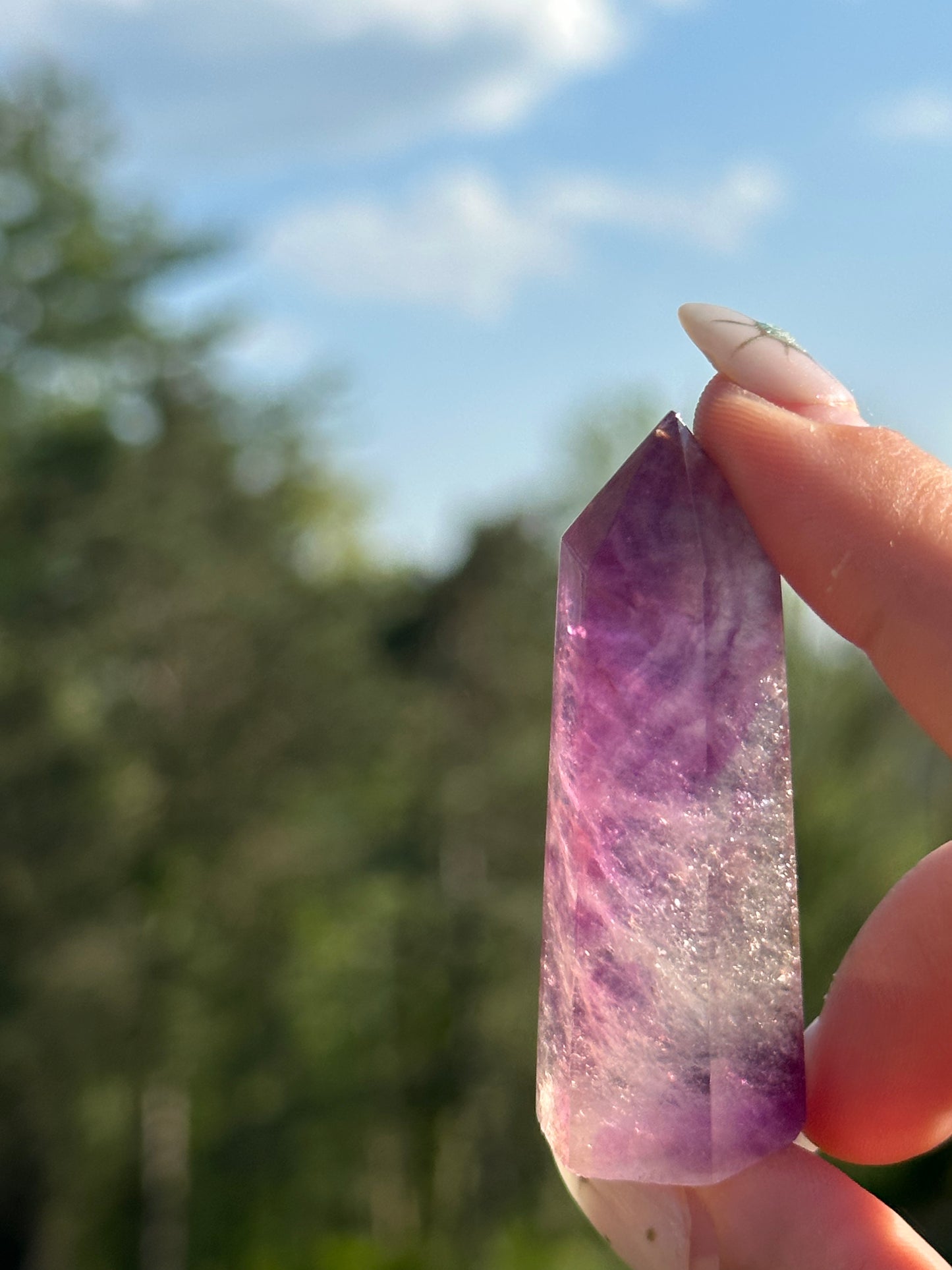 Magenta Fluorite Towers