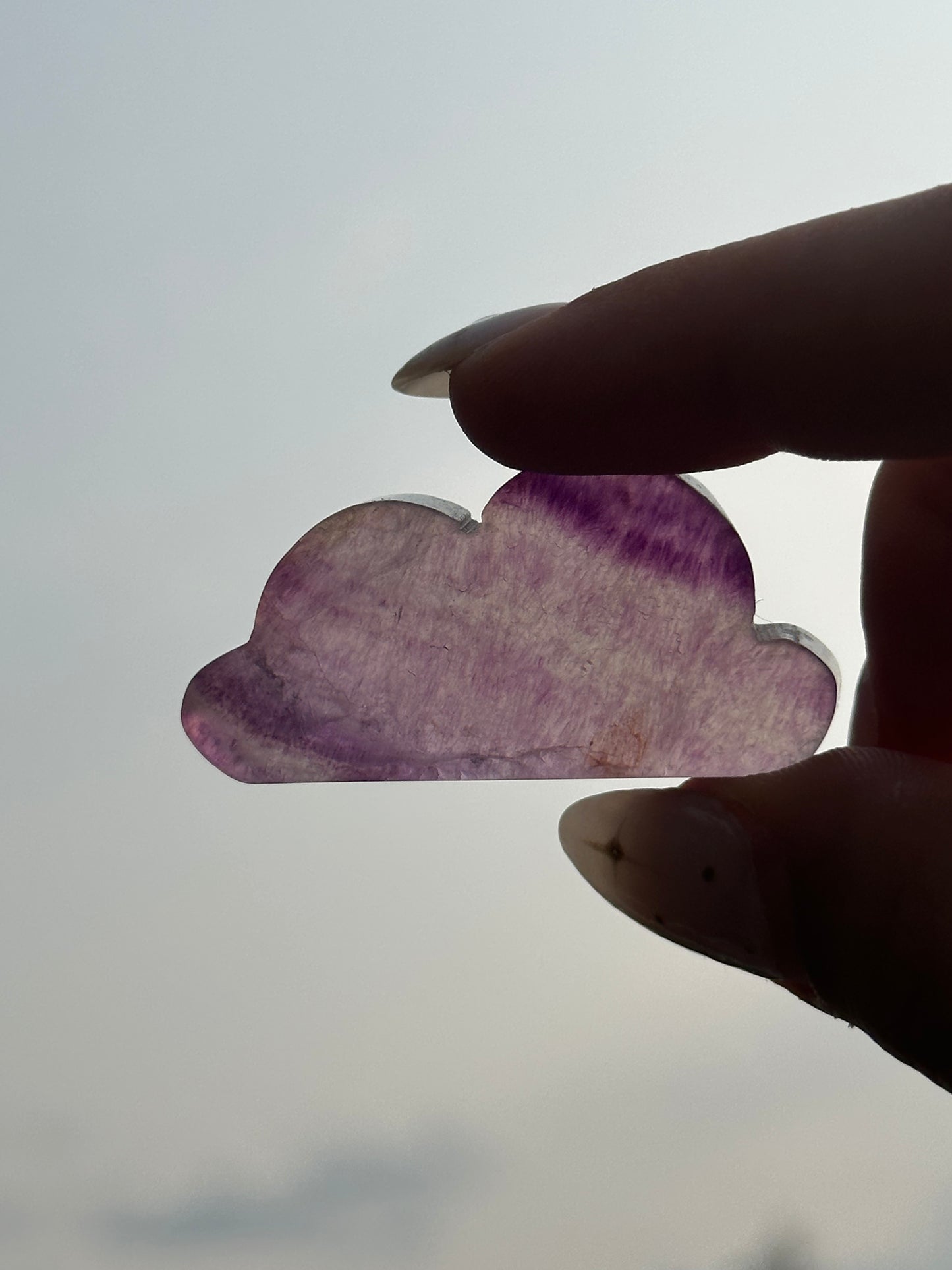 Mini Purple Fluorite Cloud