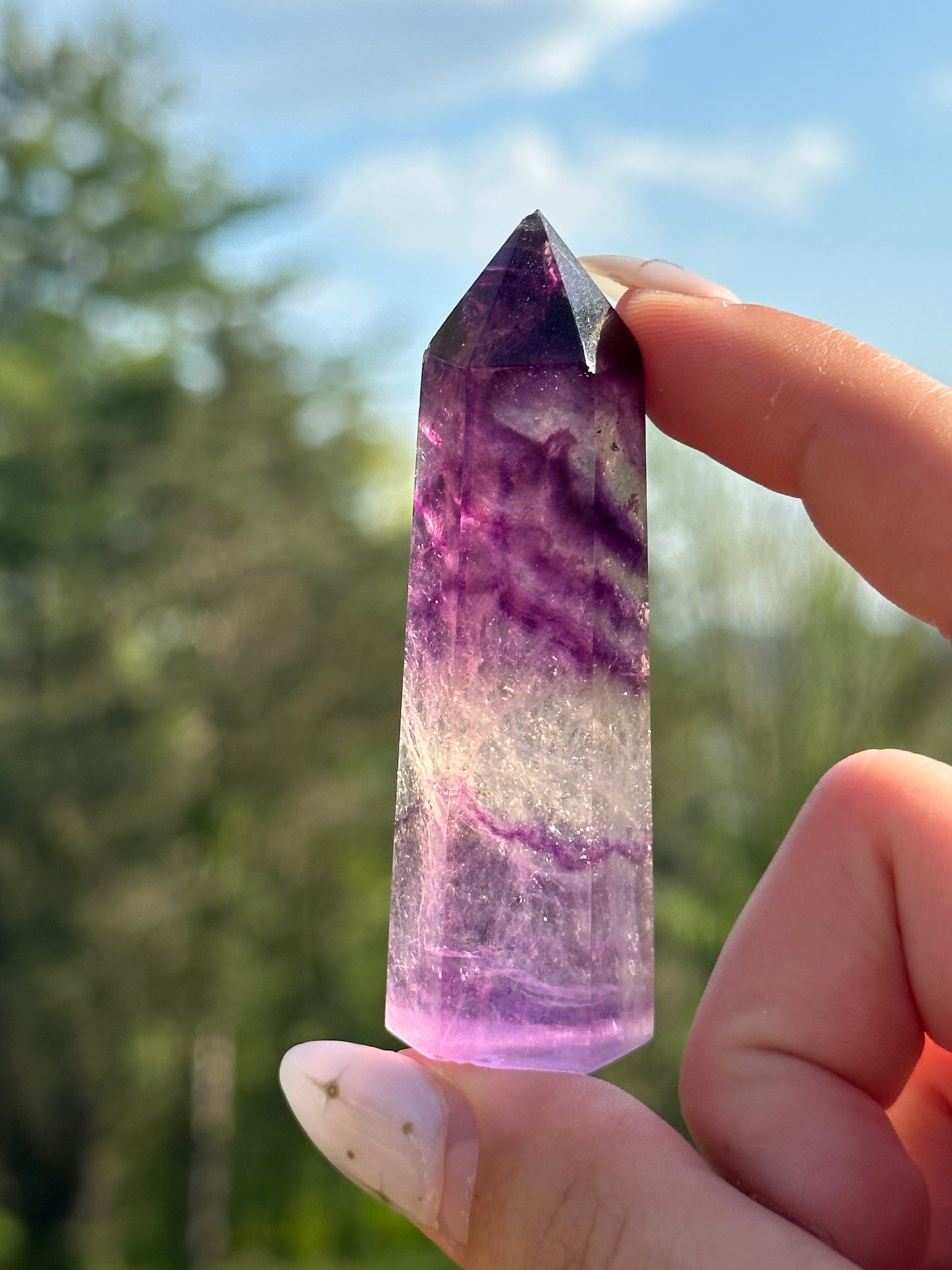 Magenta Fluorite Towers