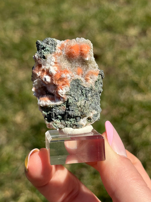 Thomsonite with White Mesolite