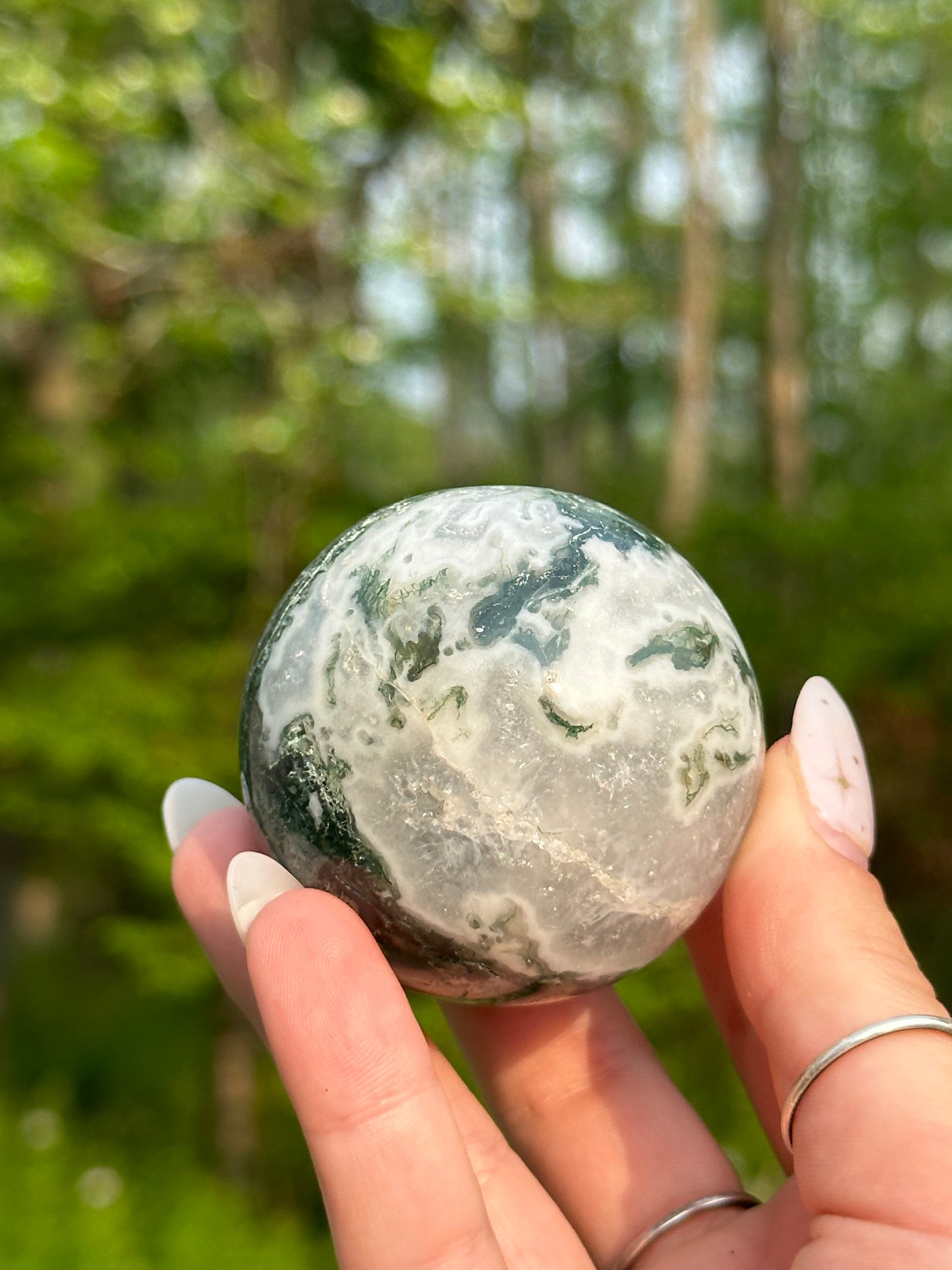 Moss Agate Sphere