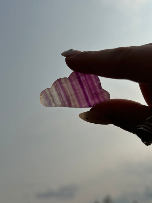 Mini Purple Fluorite Cloud