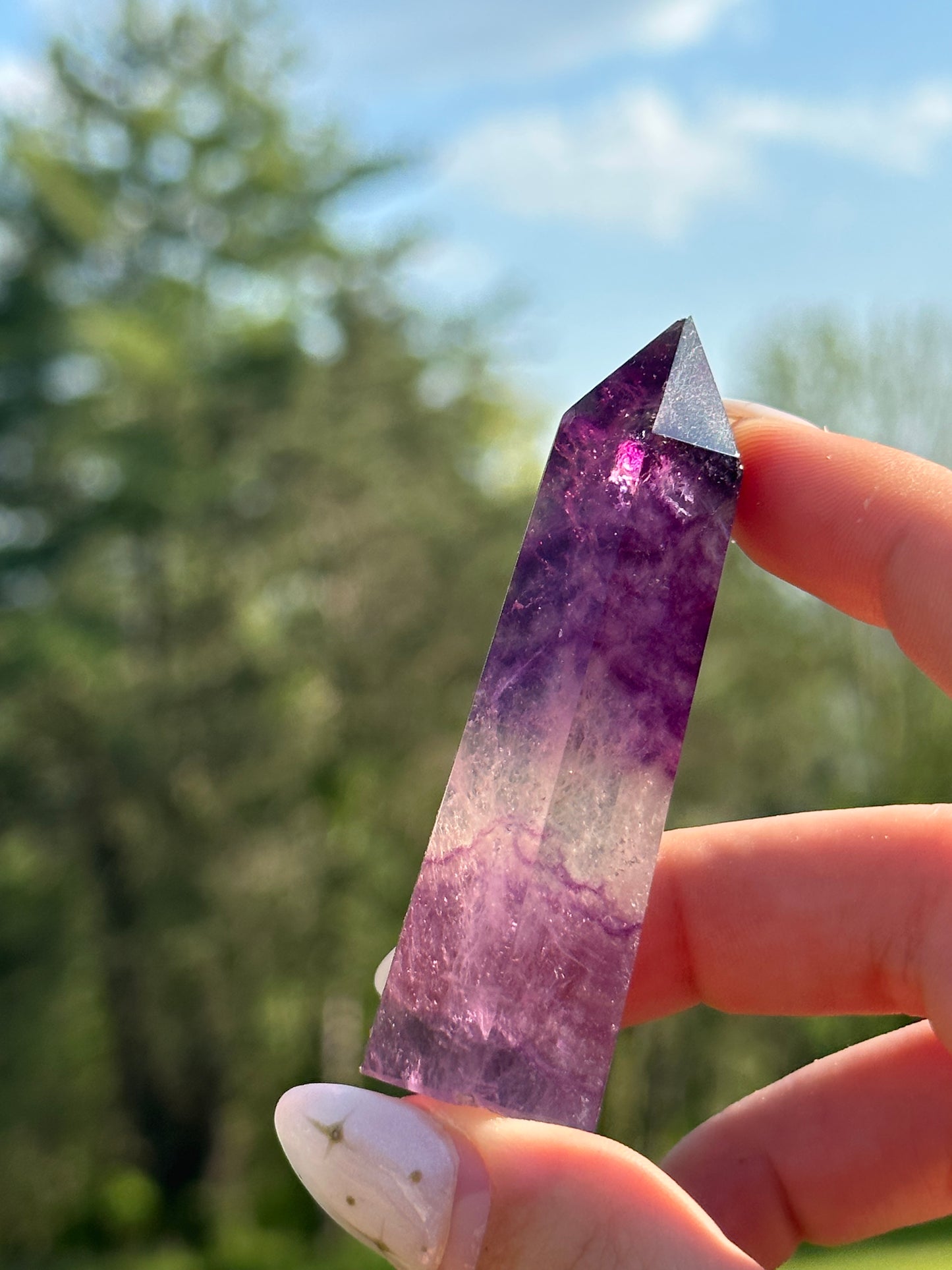 Magenta Fluorite Towers