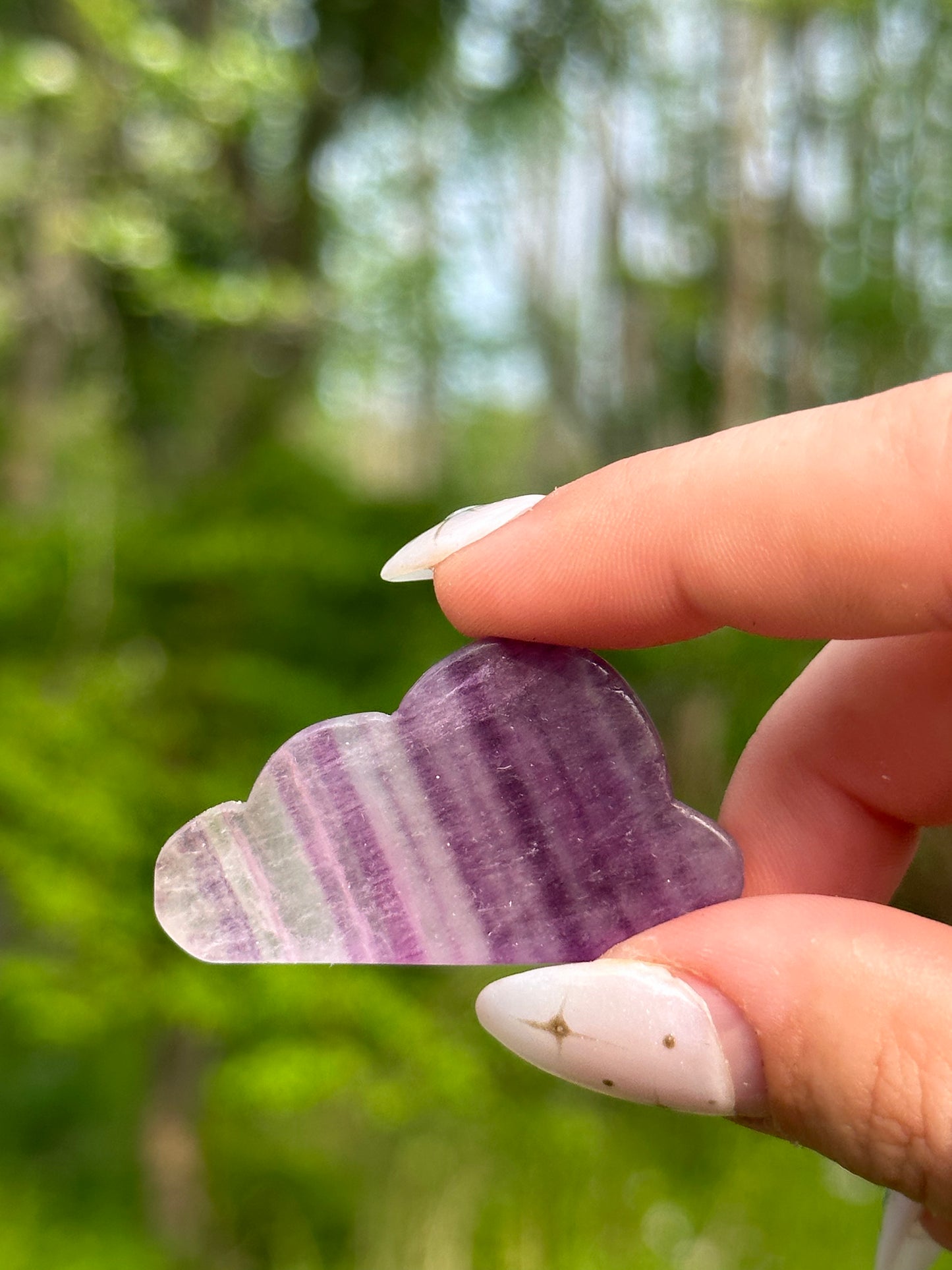Mini Purple Fluorite Cloud