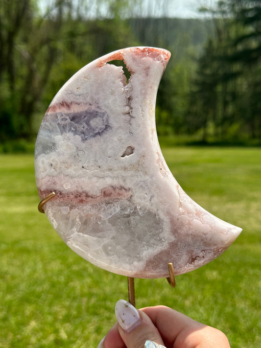 Pink Amethyst Moon- C